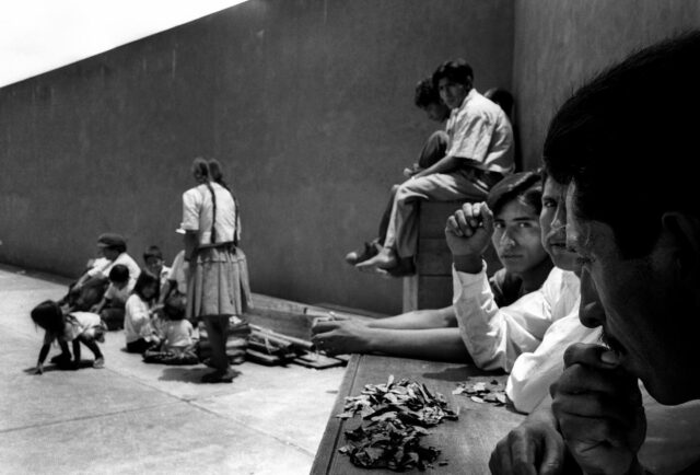 Political meeting in El Chapare, Bolivia